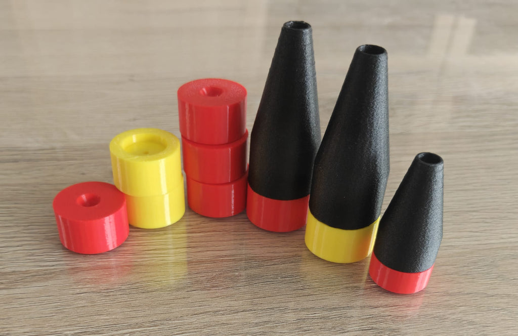 Klopper + Pastille 26mm (Staande wip) - 5st.