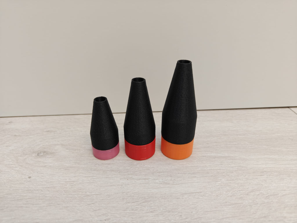 Klopper + Pastille 22mm (Staande wip) - 5st.